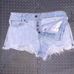 Jean Ripped Shorts